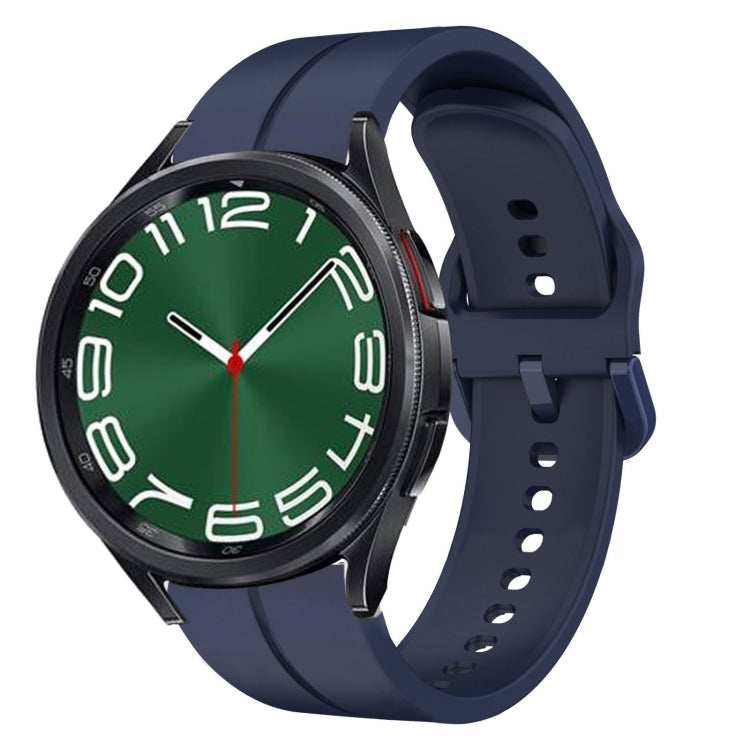 Cinturino in silicone con anello da 20 mm, For Samsung Galaxy Watch 6 Classic 47mm, For Samsung Galaxy Watch5 44mm