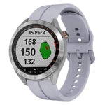 Cinturino in silicone con anello da 20 mm, For Garmin Approach S40, For Garmin Forerunner 158