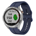 Cinturino in silicone con anello da 20 mm, For Garmin Approach S40, For Garmin Forerunner 158
