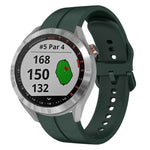 Cinturino in silicone con anello da 20 mm, For Garmin Approach S40, For Garmin Forerunner 158