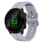 Cinturino in silicone con anello da 20 mm, For Garmin Approach S40, For Garmin Forerunner 158