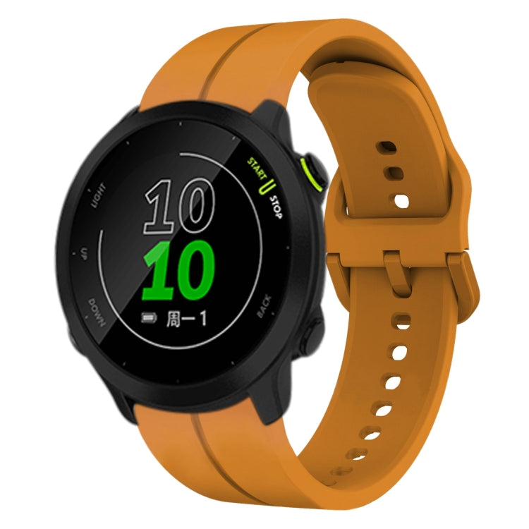 Cinturino in silicone con anello da 20 mm, For Garmin Approach S40, For Garmin Forerunner 158