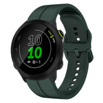 Cinturino in silicone con anello da 20 mm, For Garmin Approach S40, For Garmin Forerunner 158