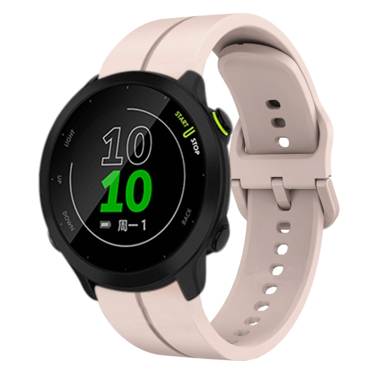 Cinturino in silicone con anello da 20 mm, For Garmin Approach S40, For Garmin Forerunner 158