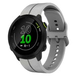 Cinturino in silicone con anello da 20 mm, For Garmin Approach S40, For Garmin Forerunner 158
