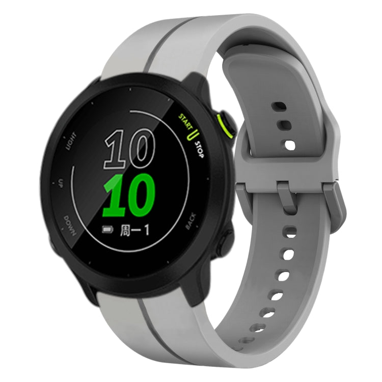 Cinturino in silicone con anello da 20 mm, For Garmin Approach S40, For Garmin Forerunner 158