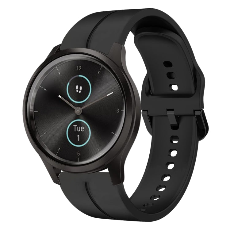 Cinturino in silicone con anello da 20 mm, For Garminmove Style, For Garmin Forerunner 645 Music