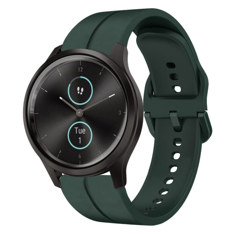 Cinturino in silicone con anello da 20 mm, For Garminmove Style, For Garmin Forerunner 645 Music
