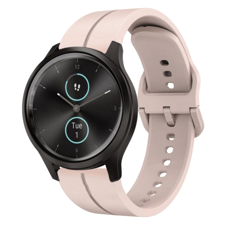 Cinturino in silicone con anello da 20 mm, For Garminmove Style, For Garmin Forerunner 645 Music