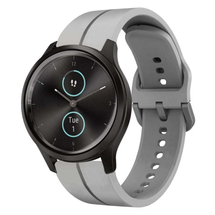 Cinturino in silicone con anello da 20 mm, For Garminmove Style, For Garmin Forerunner 645 Music