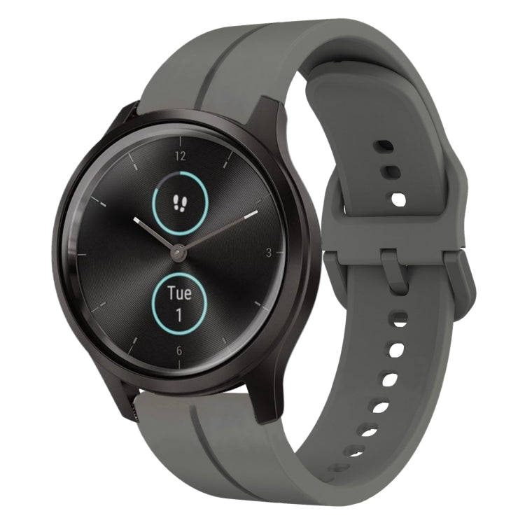 Cinturino in silicone con anello da 20 mm, For Garminmove Style, For Garmin Forerunner 645 Music