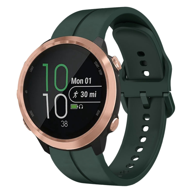 Cinturino in silicone con anello da 20 mm, For Garminmove Style, For Garmin Forerunner 645 Music