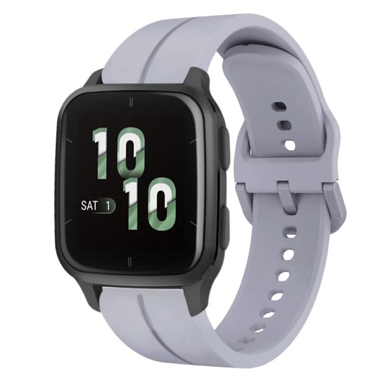 Cinturino in silicone con anello da 20 mm, For Garmin Forerunner Sq2, For Garmin Forerunner Sq2 Music