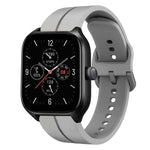 Cinturino in silicone con anello da 20 mm, For Amazfit GTS 4, For Amazfit GTS 3