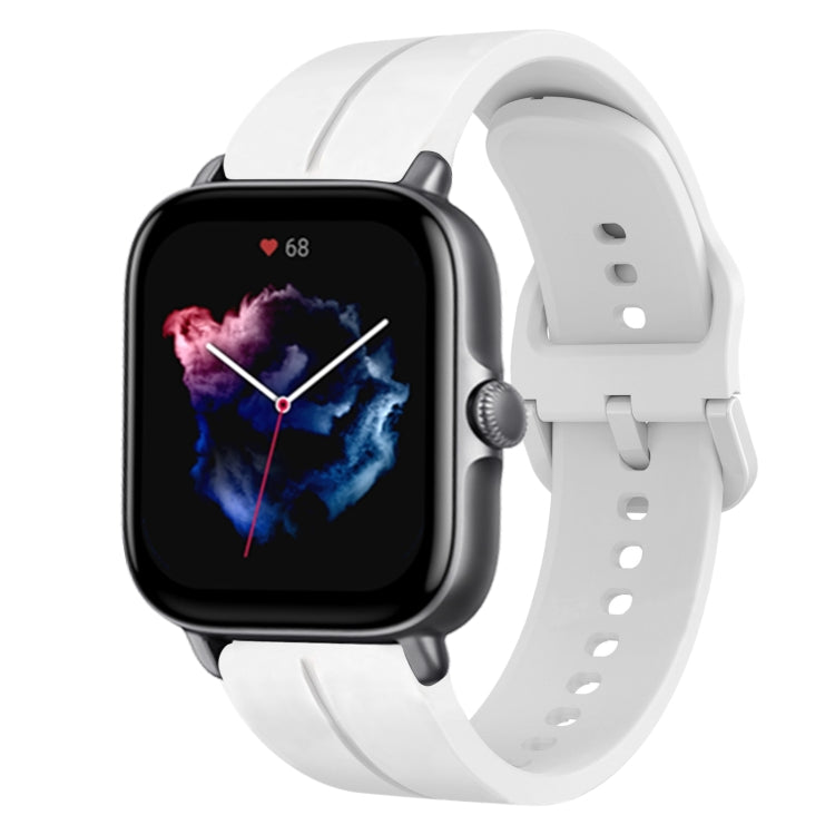Cinturino in silicone con anello da 20 mm, For Amazfit GTS 4, For Amazfit GTS 3