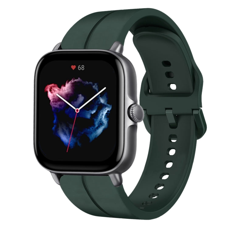 Cinturino in silicone con anello da 20 mm, For Amazfit GTS 4, For Amazfit GTS 3