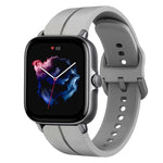 Cinturino in silicone con anello da 20 mm, For Amazfit GTS 4, For Amazfit GTS 3