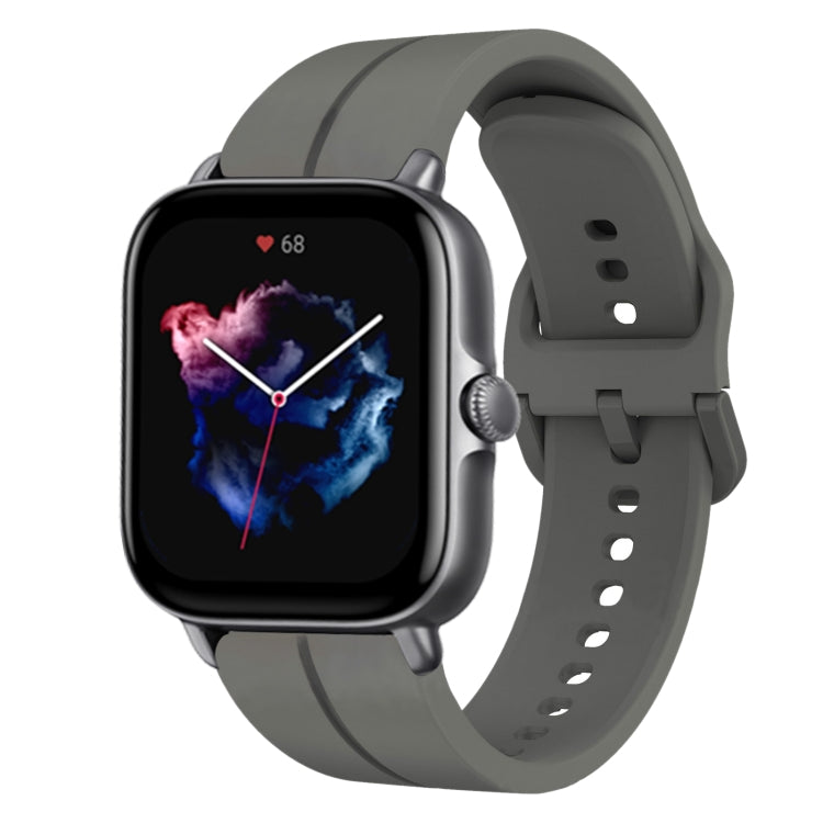 Cinturino in silicone con anello da 20 mm, For Amazfit GTS 4, For Amazfit GTS 3