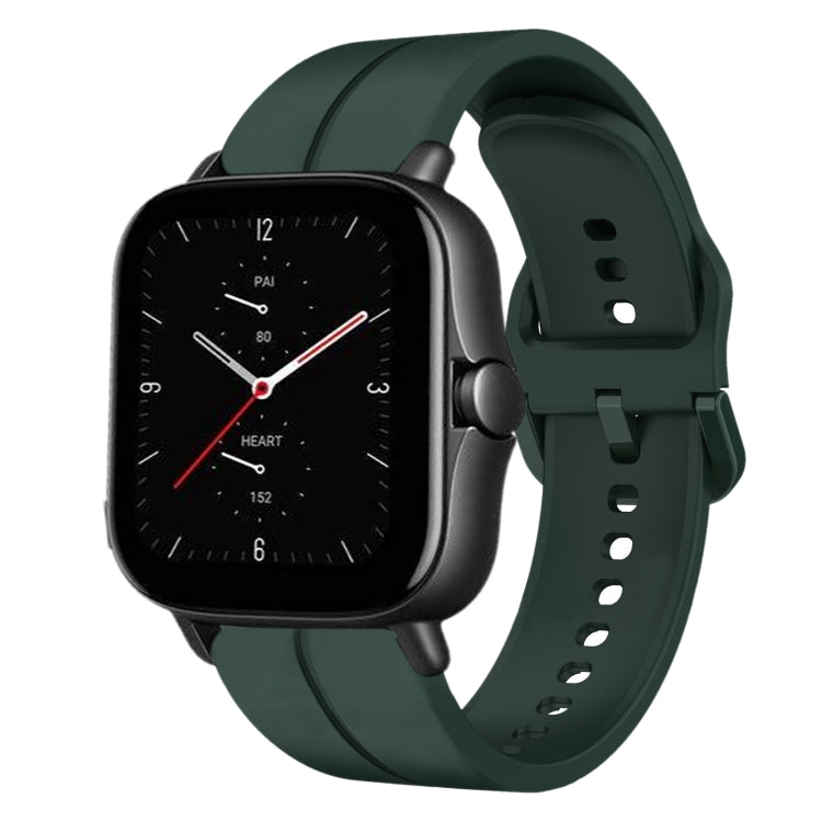 Cinturino in silicone con anello da 20 mm, For Amazfit GTS 2E, For Amazfit GTS 2 Mini