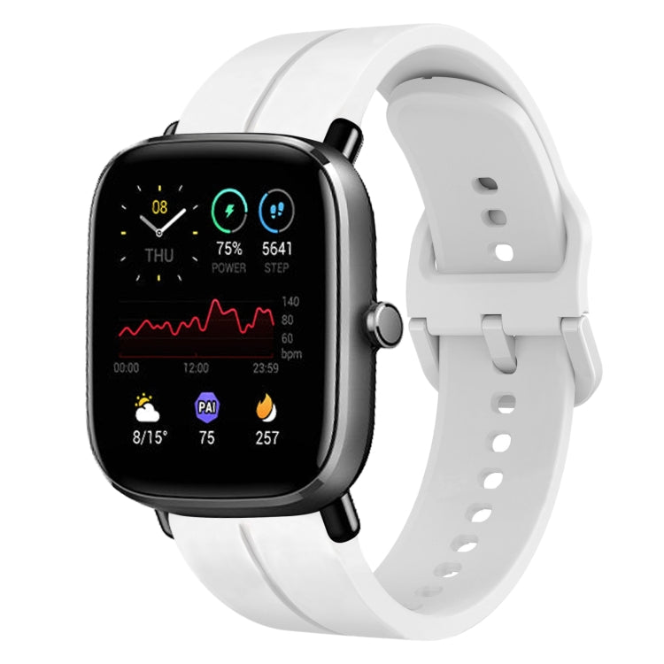 Cinturino in silicone con anello da 20 mm, For Amazfit GTS 2E, For Amazfit GTS 2 Mini