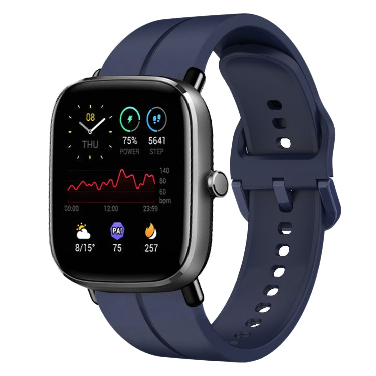 Cinturino in silicone con anello da 20 mm, For Amazfit GTS 2E, For Amazfit GTS 2 Mini