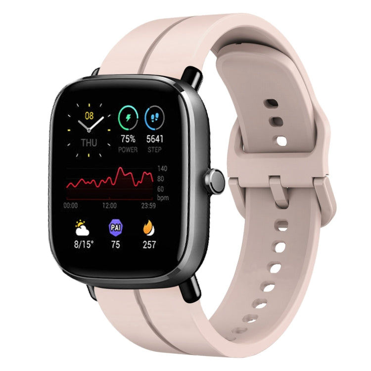 Cinturino in silicone con anello da 20 mm, For Amazfit GTS 2E, For Amazfit GTS 2 Mini