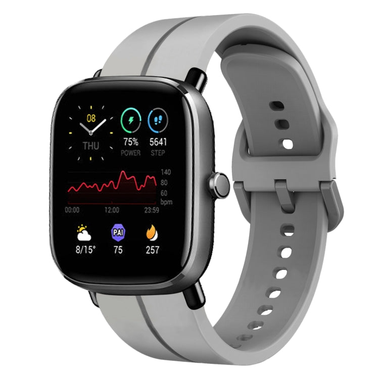 Cinturino in silicone con anello da 20 mm, For Amazfit GTS 2E, For Amazfit GTS 2 Mini