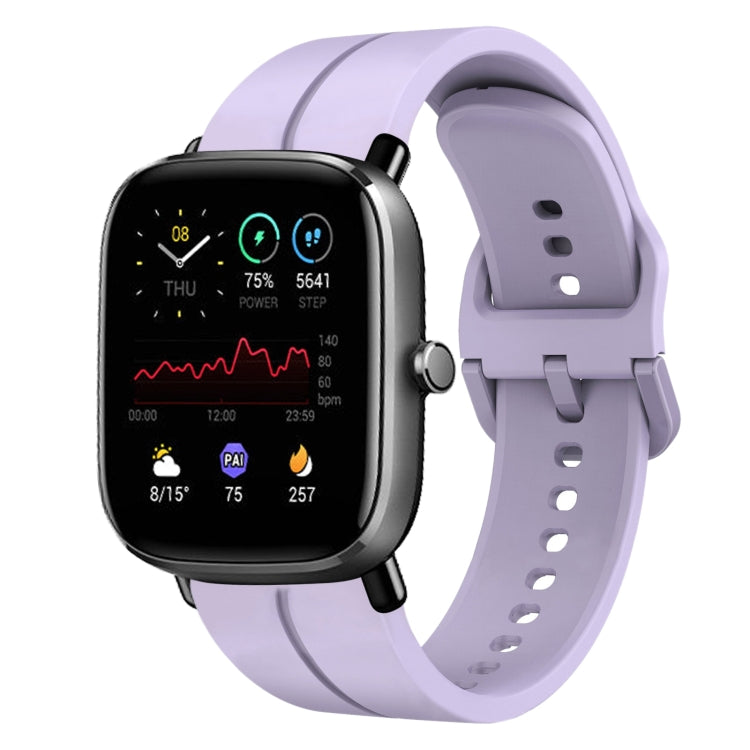 Cinturino in silicone con anello da 20 mm, For Amazfit GTS 2E, For Amazfit GTS 2 Mini