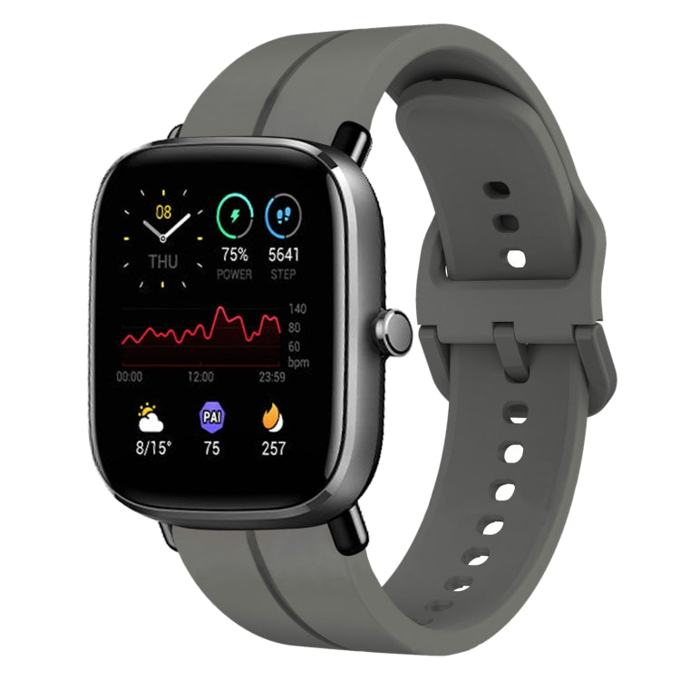 Cinturino in silicone con anello da 20 mm, For Amazfit GTS 2E, For Amazfit GTS 2 Mini