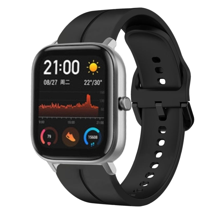 Cinturino in silicone con anello da 20 mm, For Amazfit GTS 2, For Amazfit GTS