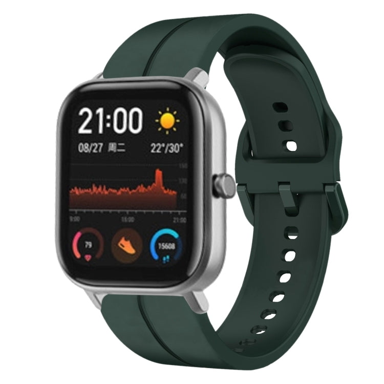 Cinturino in silicone con anello da 20 mm, For Amazfit GTS 2, For Amazfit GTS