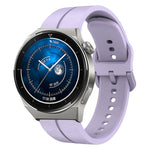 Cinturino in silicone con anello da 20 mm, For Huawei Watch GT3 Pro 43mm, For Huawei Watch GT3 42mm