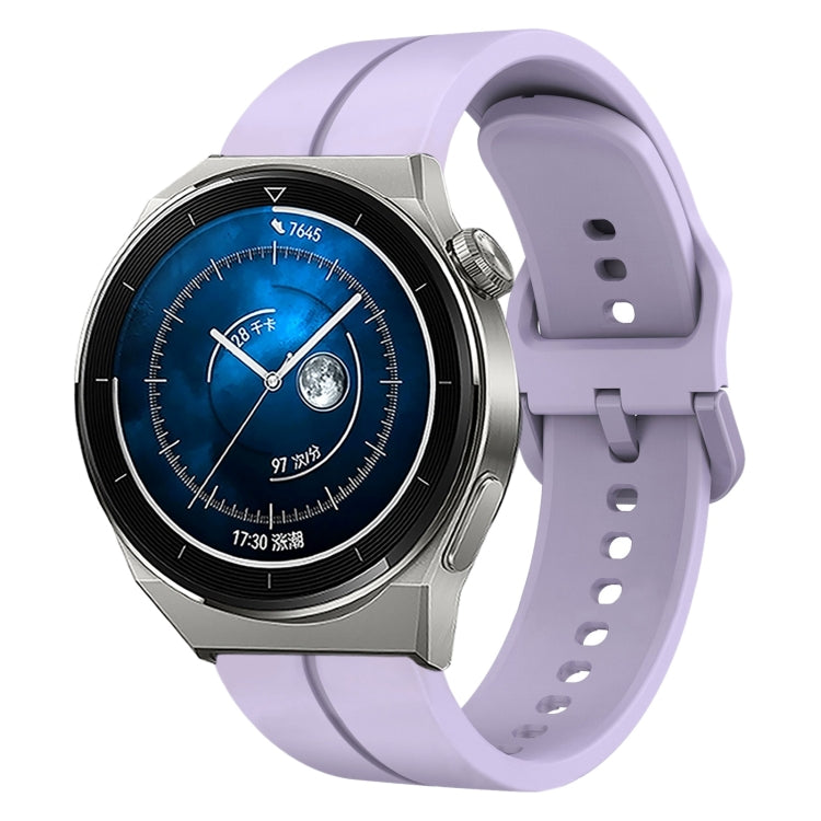 Cinturino in silicone con anello da 20 mm, For Huawei Watch GT3 Pro 43mm, For Huawei Watch GT3 42mm