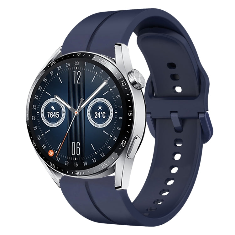 Cinturino in silicone con anello da 20 mm, For Huawei Watch GT3 Pro 43mm, For Huawei Watch GT3 42mm