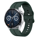 Cinturino in silicone con anello da 20 mm, For Huawei Watch GT3 Pro 43mm, For Huawei Watch GT3 42mm