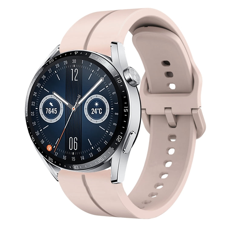 Cinturino in silicone con anello da 20 mm, For Huawei Watch GT3 Pro 43mm, For Huawei Watch GT3 42mm