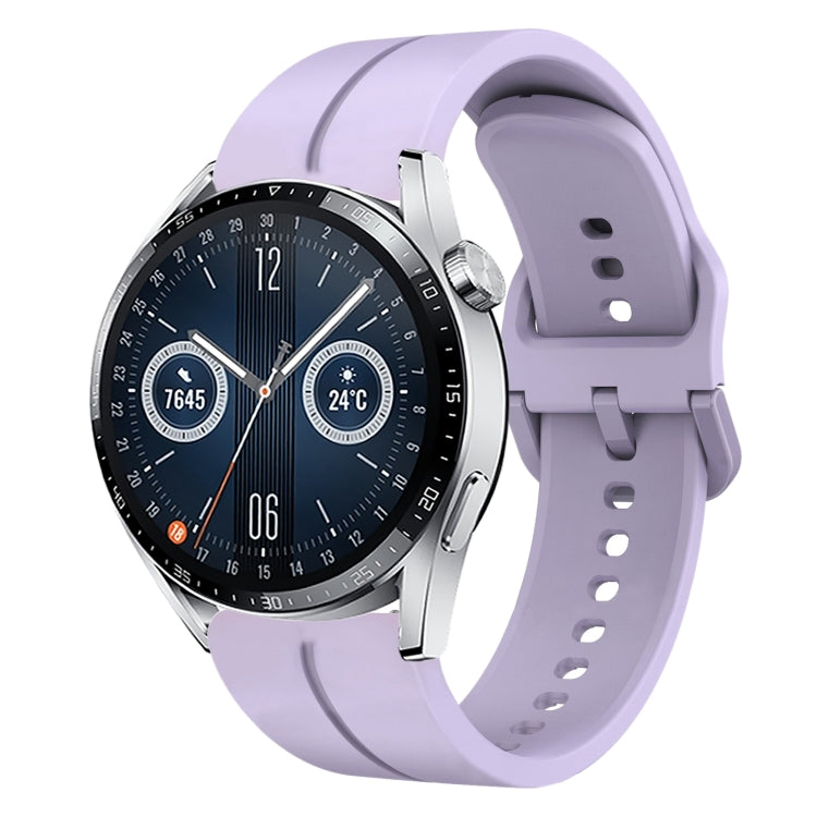 Cinturino in silicone con anello da 20 mm, For Huawei Watch GT3 Pro 43mm, For Huawei Watch GT3 42mm