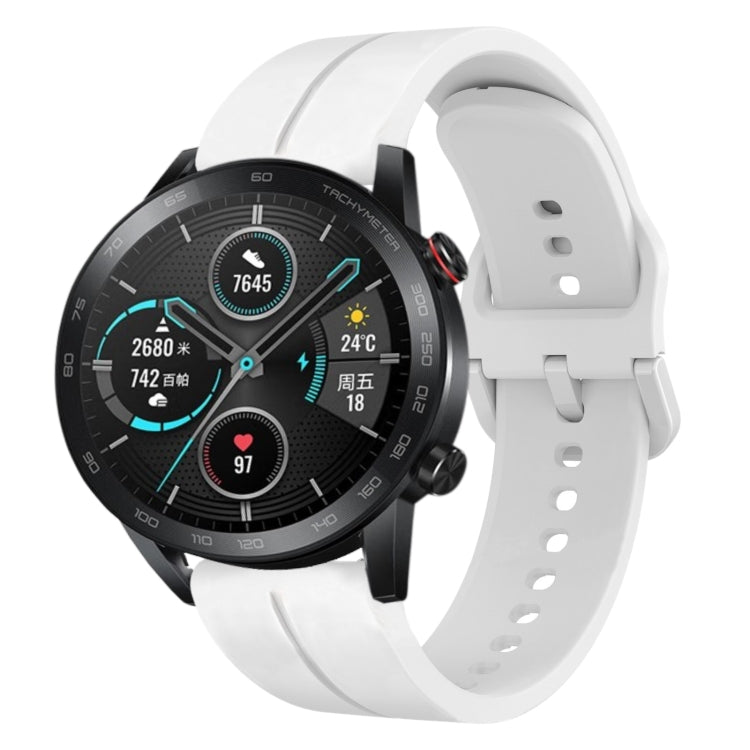Cinturino in silicone con anello da 20 mm, For Honor Watch ES, For Honor MagicWatch2 42mm
