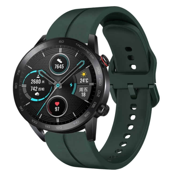 Cinturino in silicone con anello da 20 mm, For Honor Watch ES, For Honor MagicWatch2 42mm