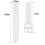 Cinturino in silicone con anello da 22 mm, For Honor Watch GS Pro, For Honor Magic Watch 2 46mm