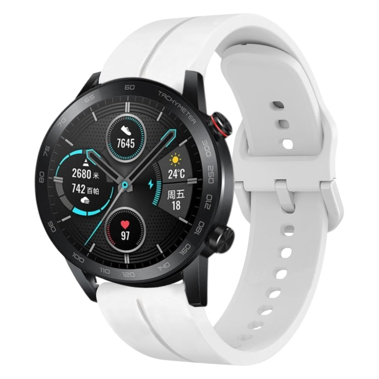 Cinturino in silicone con anello da 22 mm, For Honor Watch GS Pro, For Honor Magic Watch 2 46mm