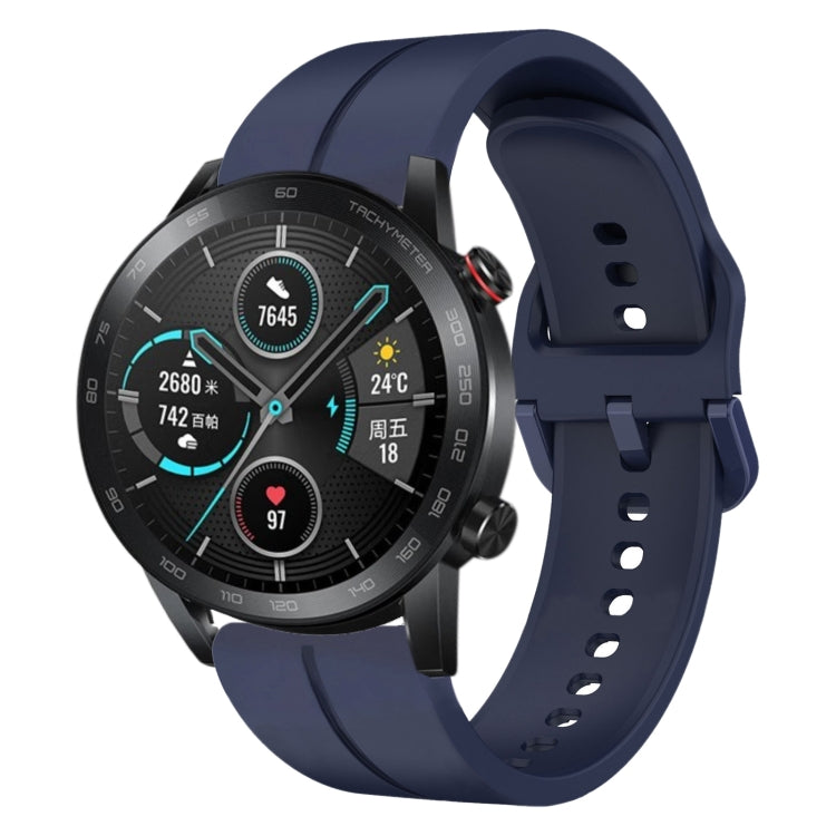 Cinturino in silicone con anello da 22 mm, For Honor Watch GS Pro, For Honor Magic Watch 2 46mm
