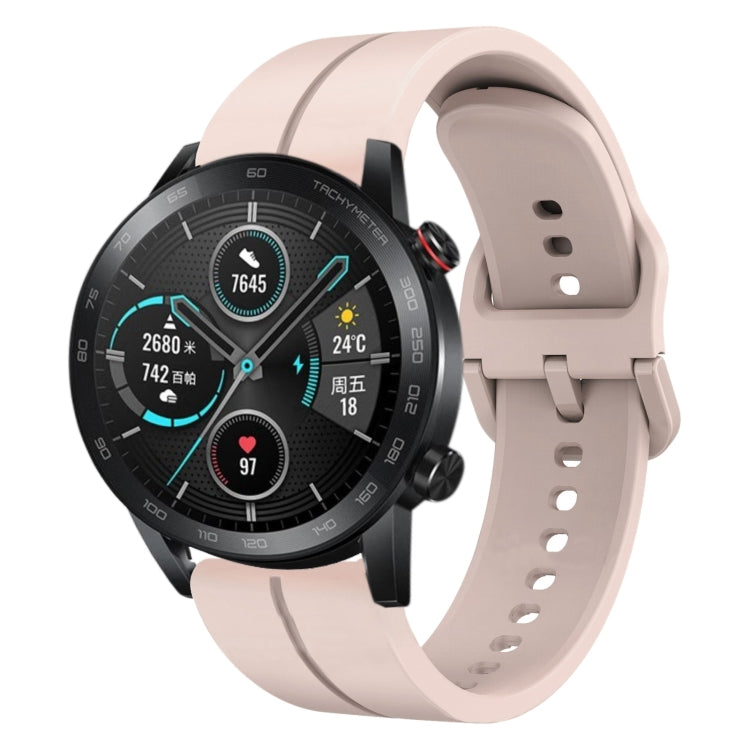 Cinturino in silicone con anello da 22 mm, For Honor Watch GS Pro, For Honor Magic Watch 2 46mm