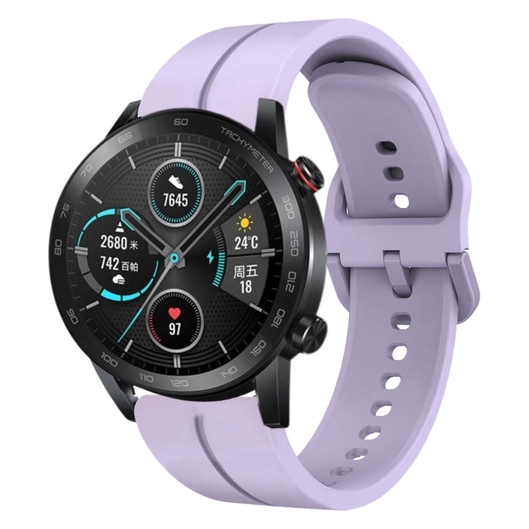Cinturino in silicone con anello da 22 mm, For Honor Watch GS Pro, For Honor Magic Watch 2 46mm
