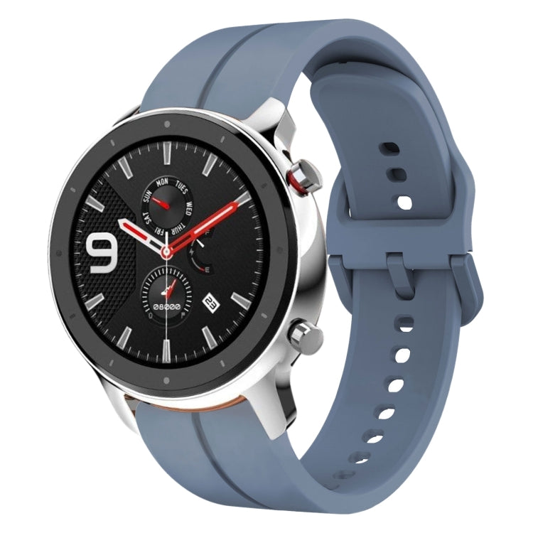 Cinturino in silicone con anello da 22 mm, For Amazfit GTR 4, For Amazfit GTR 4 Pro