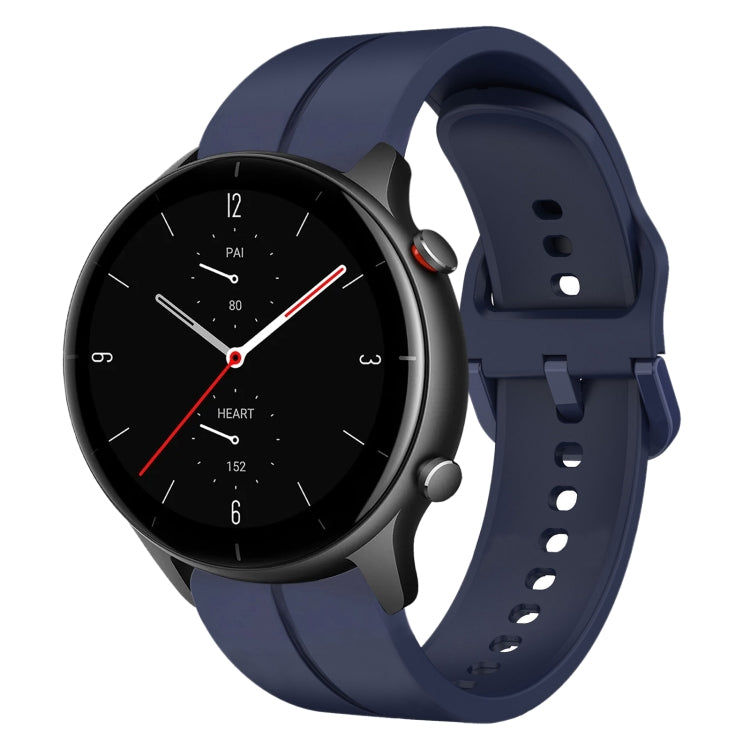 Cinturino in silicone con anello da 22 mm, For Amazfit GTR 2e, For Amazfit GTR 2
