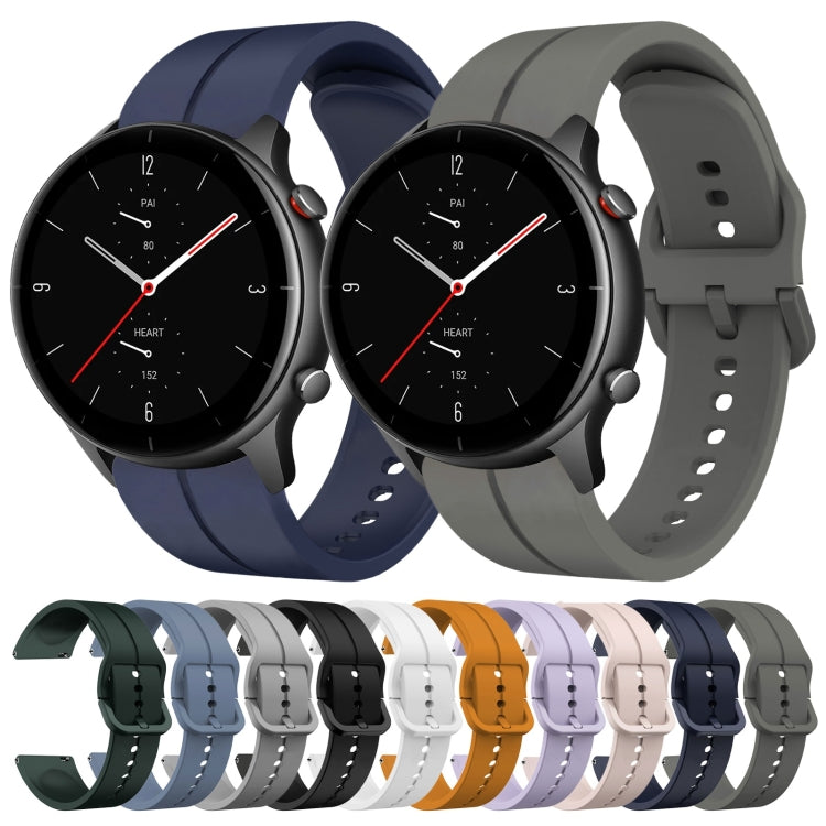 Cinturino in silicone con anello da 22 mm, For Amazfit GTR 2e, For Amazfit GTR 2
