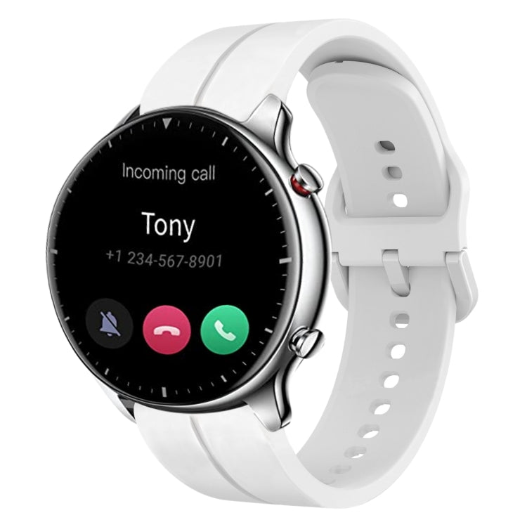 Cinturino in silicone con anello da 22 mm, For Amazfit GTR 2e, For Amazfit GTR 2