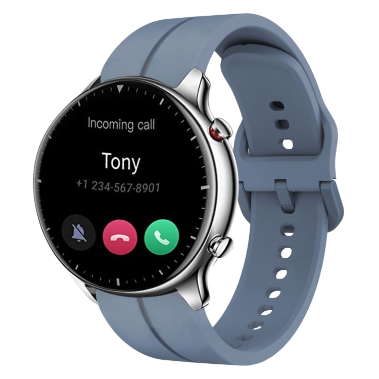 Cinturino in silicone con anello da 22 mm, For Amazfit GTR 2e, For Amazfit GTR 2