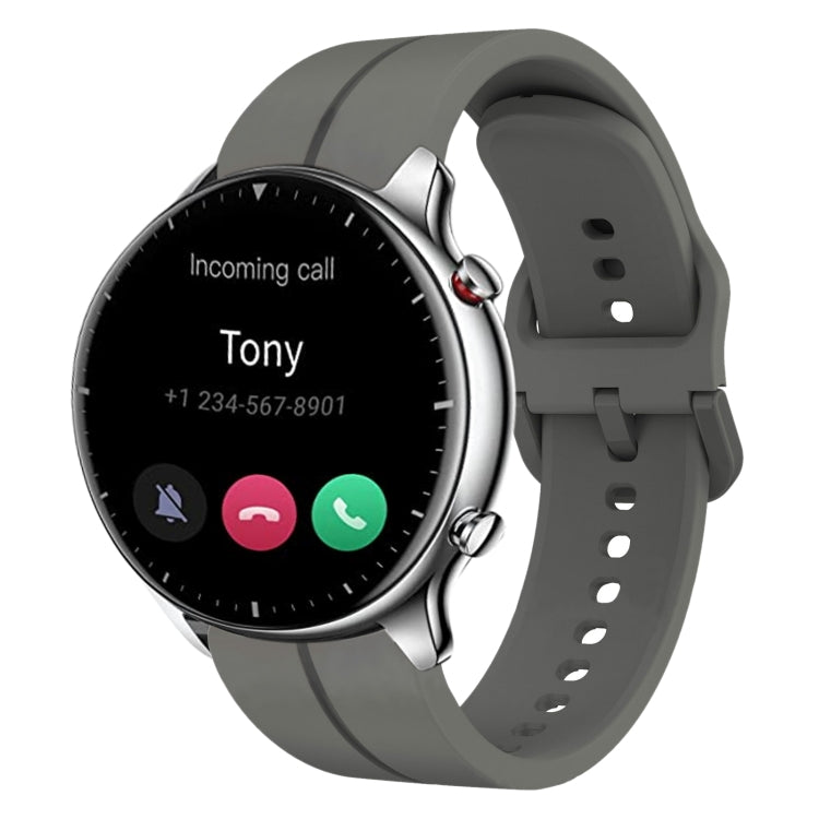 Cinturino in silicone con anello da 22 mm, For Amazfit GTR 2e, For Amazfit GTR 2